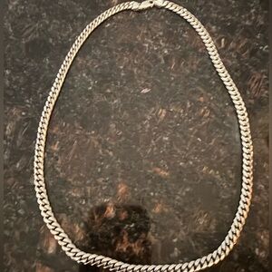 Sterling Silver 6mm Cuban Link Chain 22in